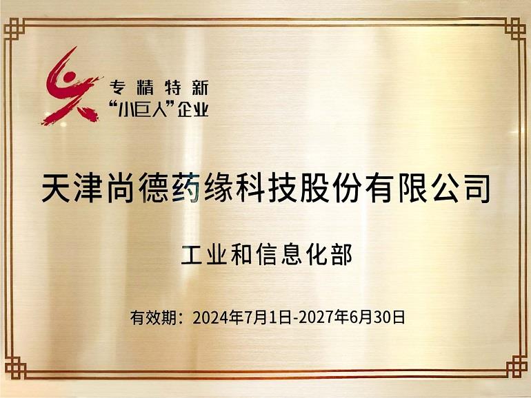 国家专精特新小巨人企业